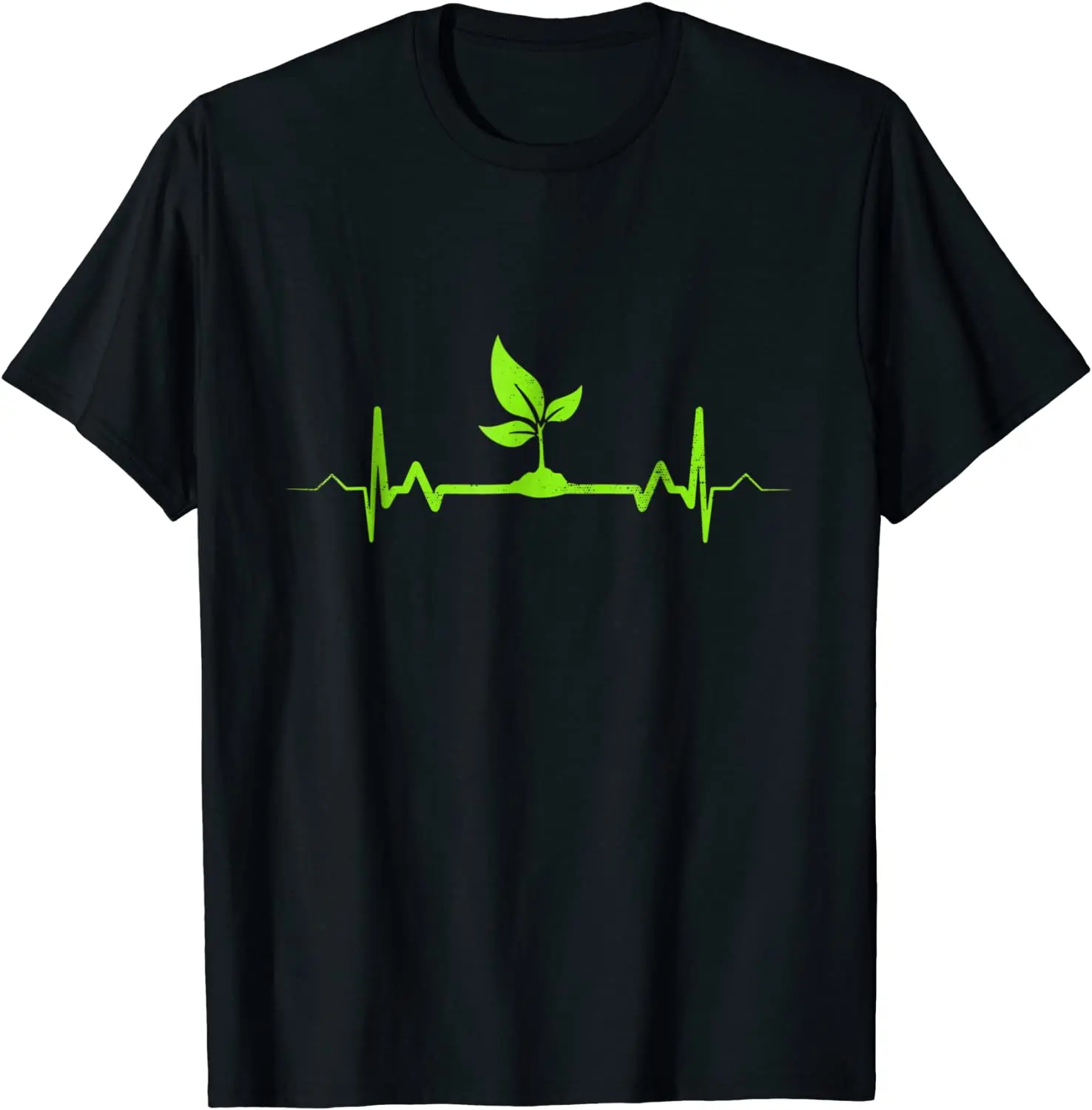 

Plant Heartbeat Men's T-Shirt - Vegan Plant Lover Shirt Gift