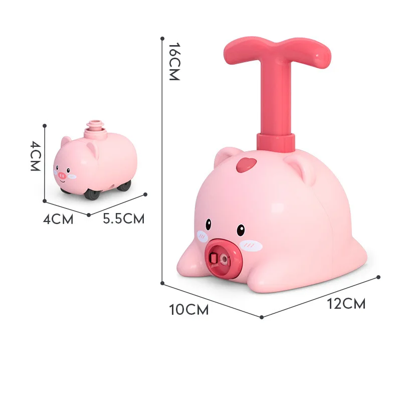 

Power Balloon Animal Car Toy Inertial Launcher Early Educational Science Experiment Puzzle Fun Bear Toys for Children Gifts