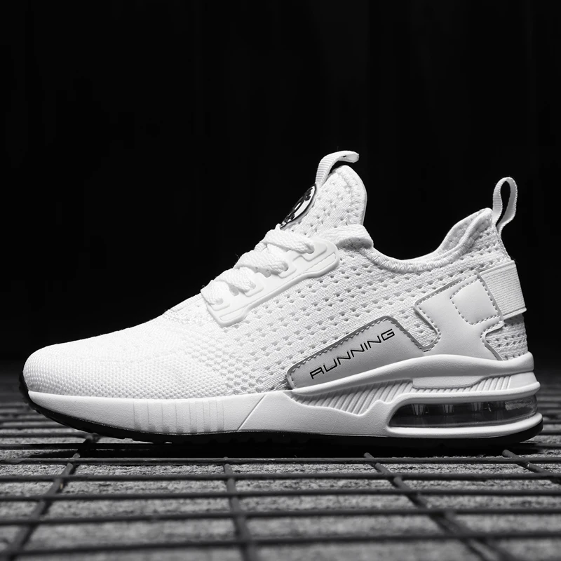 

Nine o'clock Men's Fashion Mesh Sneakers Outdoor Breathable Jogging Footwear Female Quality Lace-up Flats Shoes Autumn Plus Size