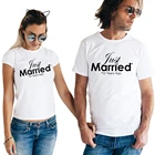 Молодоженов, 10 лет назад брак футболка забавная футболка для пары 10 лет Подарок на годовщину Femme любит футболки Одежда для пар HIFY