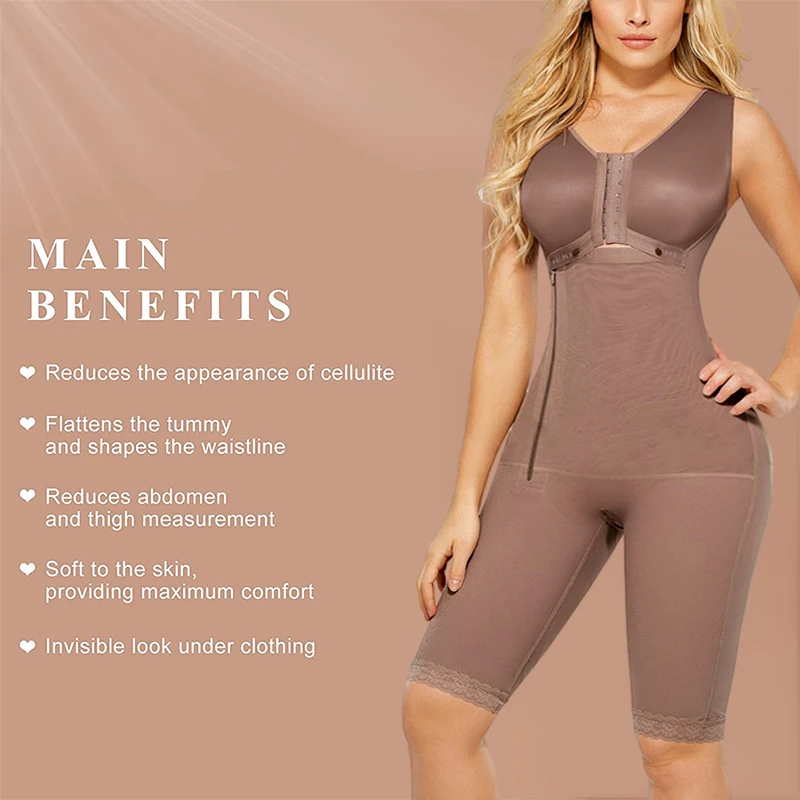 Gaine Ventre Skimm Fajas Reductoras High Compression Girdle for Women Tummy Control Shapewear Corset mujer