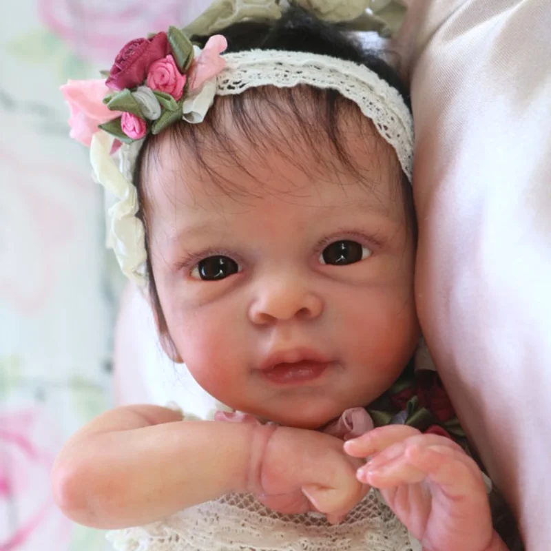 

15 дюймов Leighton Роза новорожденный виниловый кукла комплект незаконченная кукла комплект с полными конечностями новорожденный пустой компл...