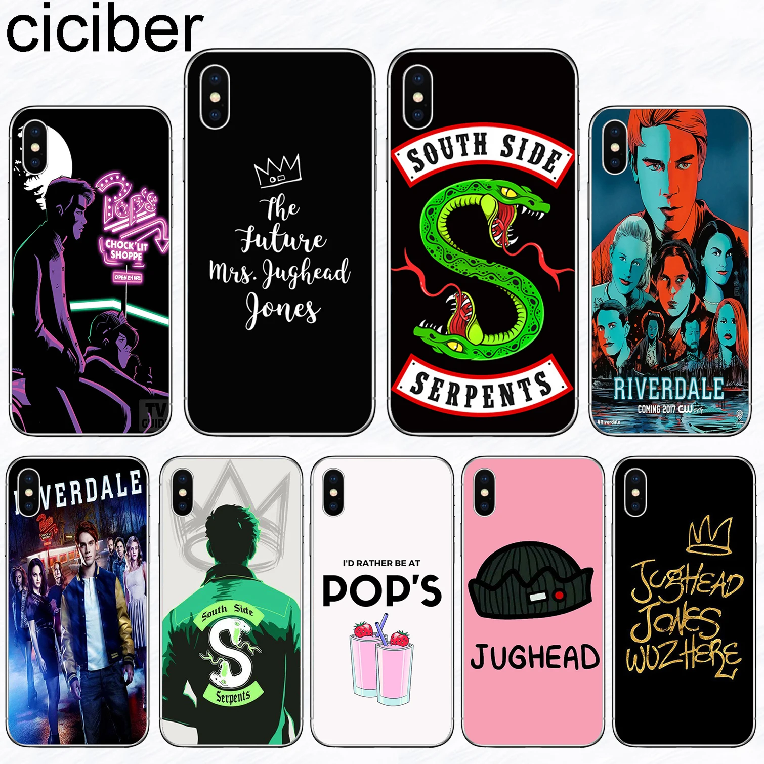 Ciciber Riverdale чехлы для телефонов Iphone 11 Pro XR XS MAX X чехол 7 8 6 6S Plus 5S SE силиконовый Funda Capa