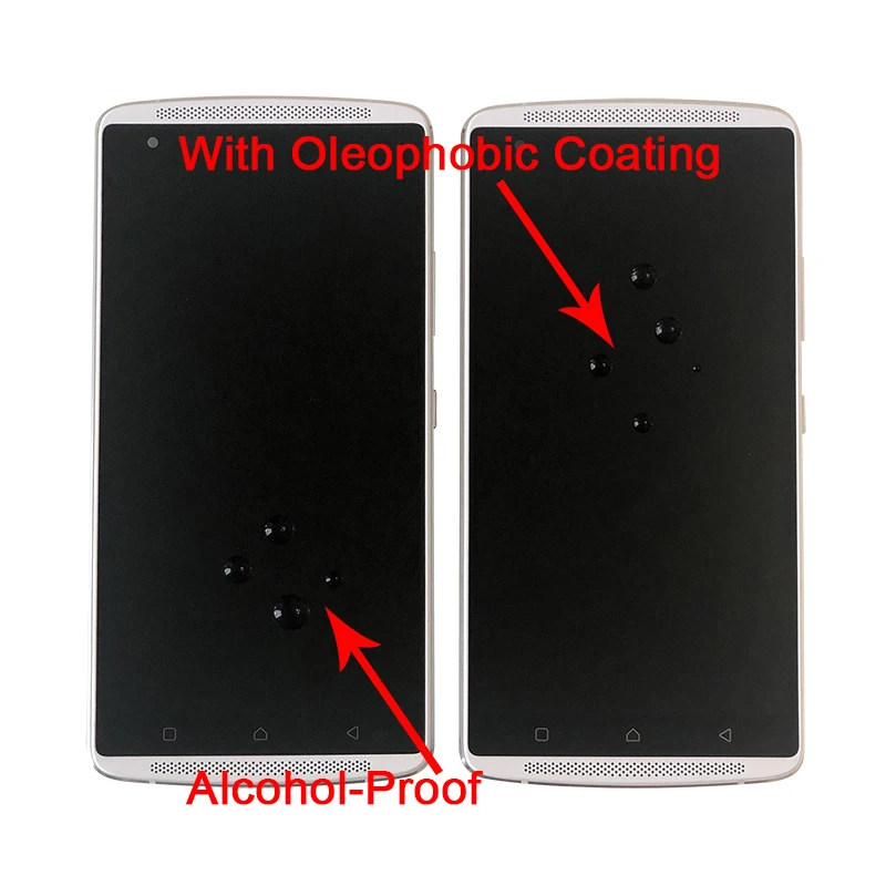 5.5&quot Original IPS For LENOVO Vibe X3 LCD Display Touch Screen with Frame Lenovo x3 Replacement X3C50 X3C70 X3A40 | Мобильные