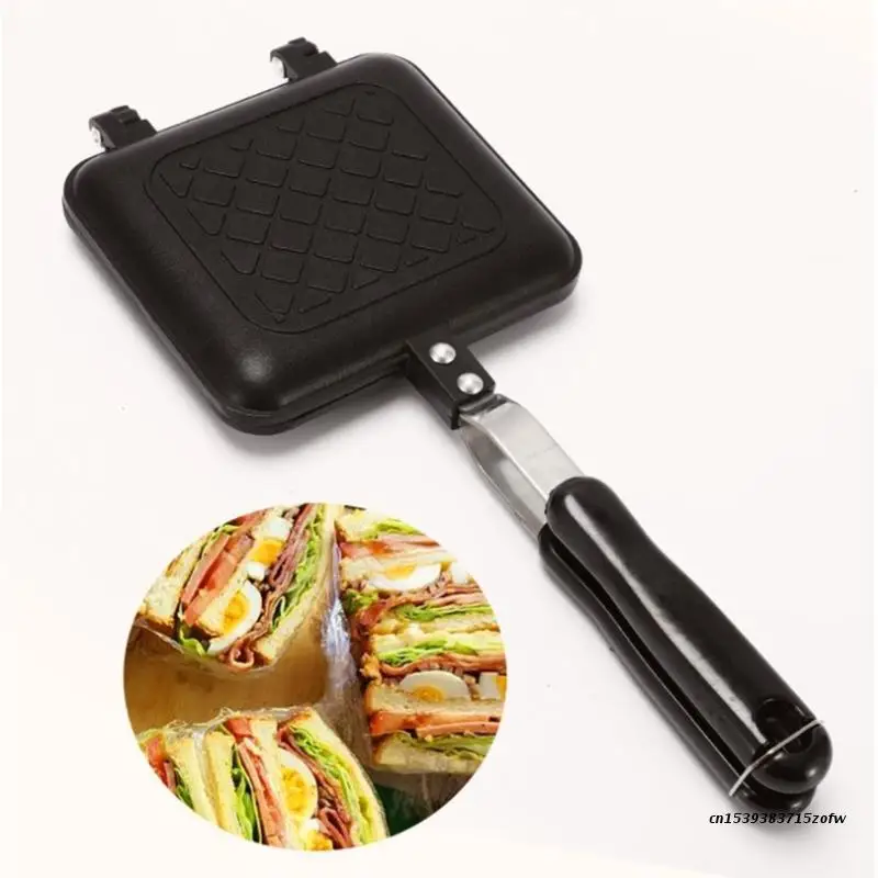 Кухонная плита с подогревом хлебопечка тостер двусторонняя сковорода