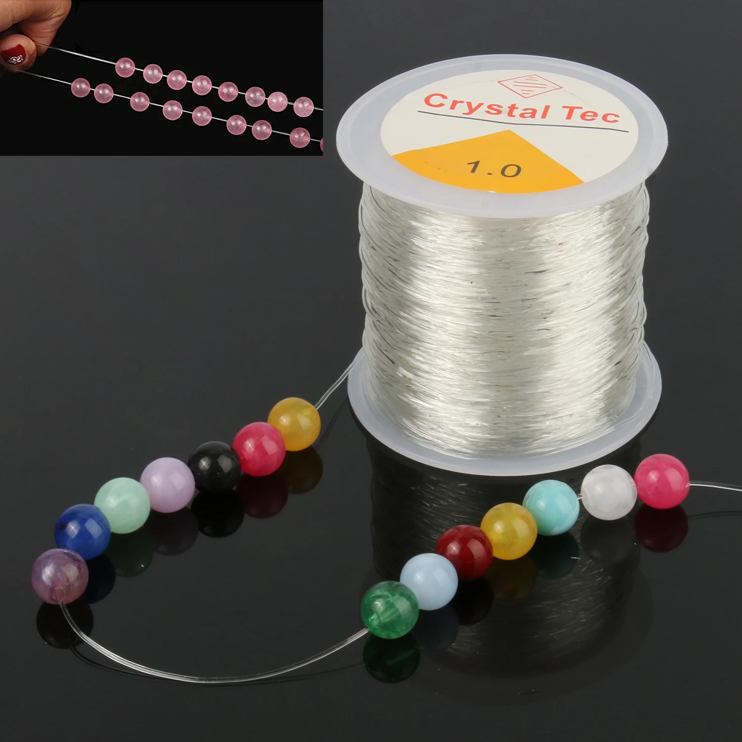 

1Roll Strong Crystal DIY Beading Stretch Cords Elastic Line For Jewelry Making Supply Wire String jeweleri thread String Thread