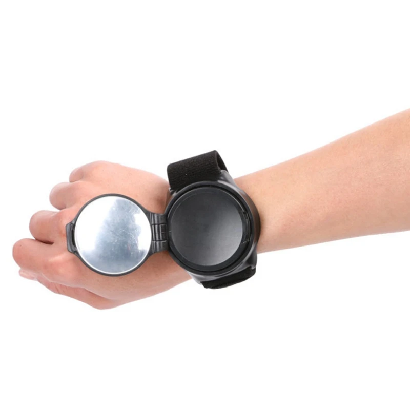 

Bicycle Rearview Mirror, 360 Degree Rotatable Handlebar Mirror, Bike Arm Bracelet, Rearview Mirror Robust and Durable