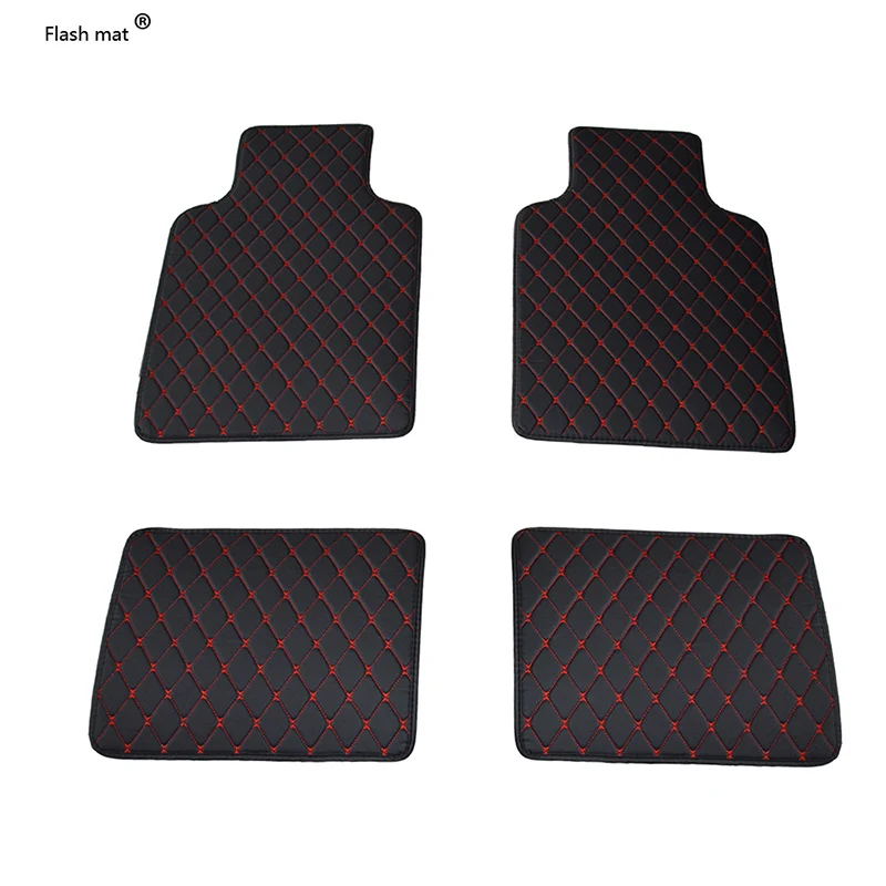 Flash mat Universal car floor for smart all models fortwo forfour forjeremy car-styling Custom auto foot mats carpet cover | Автомобили и