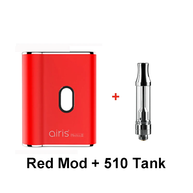 Red Airistech Airis mystica II комплект 450 мАч батарея для 12 мм 0,5 мл/1,0 мл масляный бак mystica 2 Vape испаритель переменного напряжения - Цвет: Red