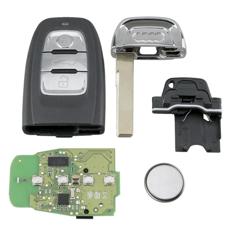 

Car Smart Remote Key 3 Button 433MHz Fit For- A4 A5 A6L A7 A8 Q5 4G0959754J