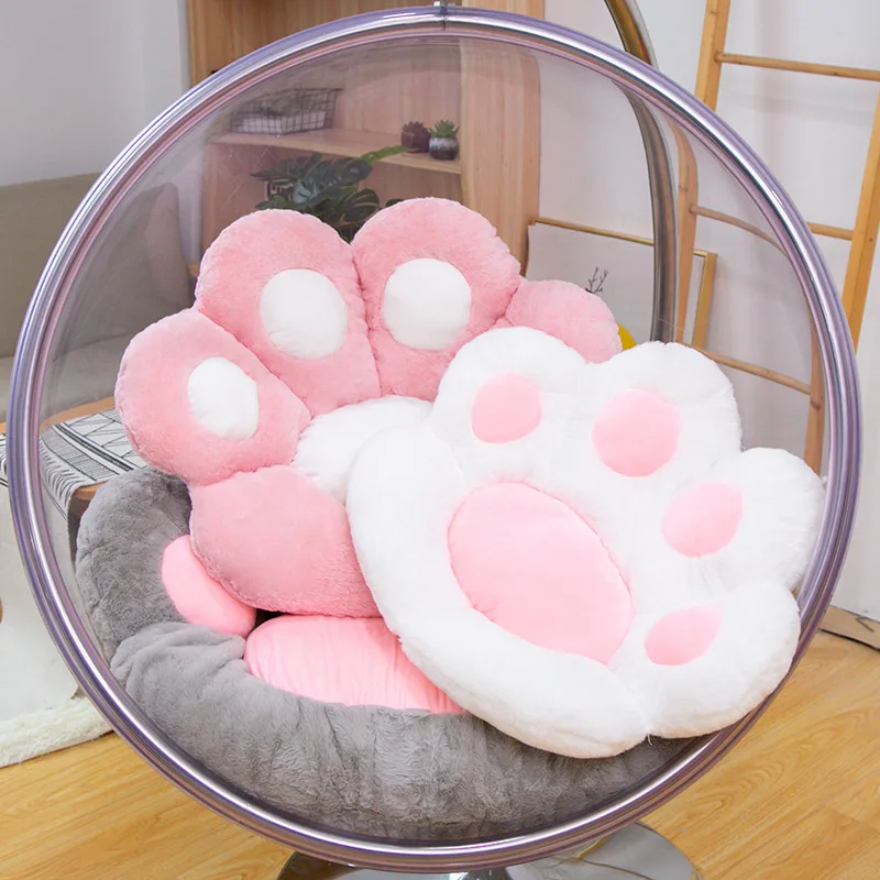 

Kawaii Paw Pillow Animal Seat Cushion Stuffed Cat Paw Flower Pillow Plush Sofa Indoor Floor Home Chair Decor Children Gift