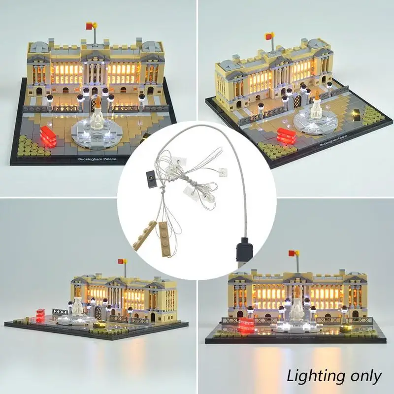 

Led Lighting Lamps and Lanterns Lighting Street View Architecture Buckingham Palace Compatible with Lego Light Up Your Building