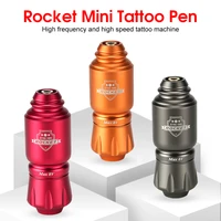 rocket mini tattoo pen with short size powerful motor for liner and shading rotary machine gun