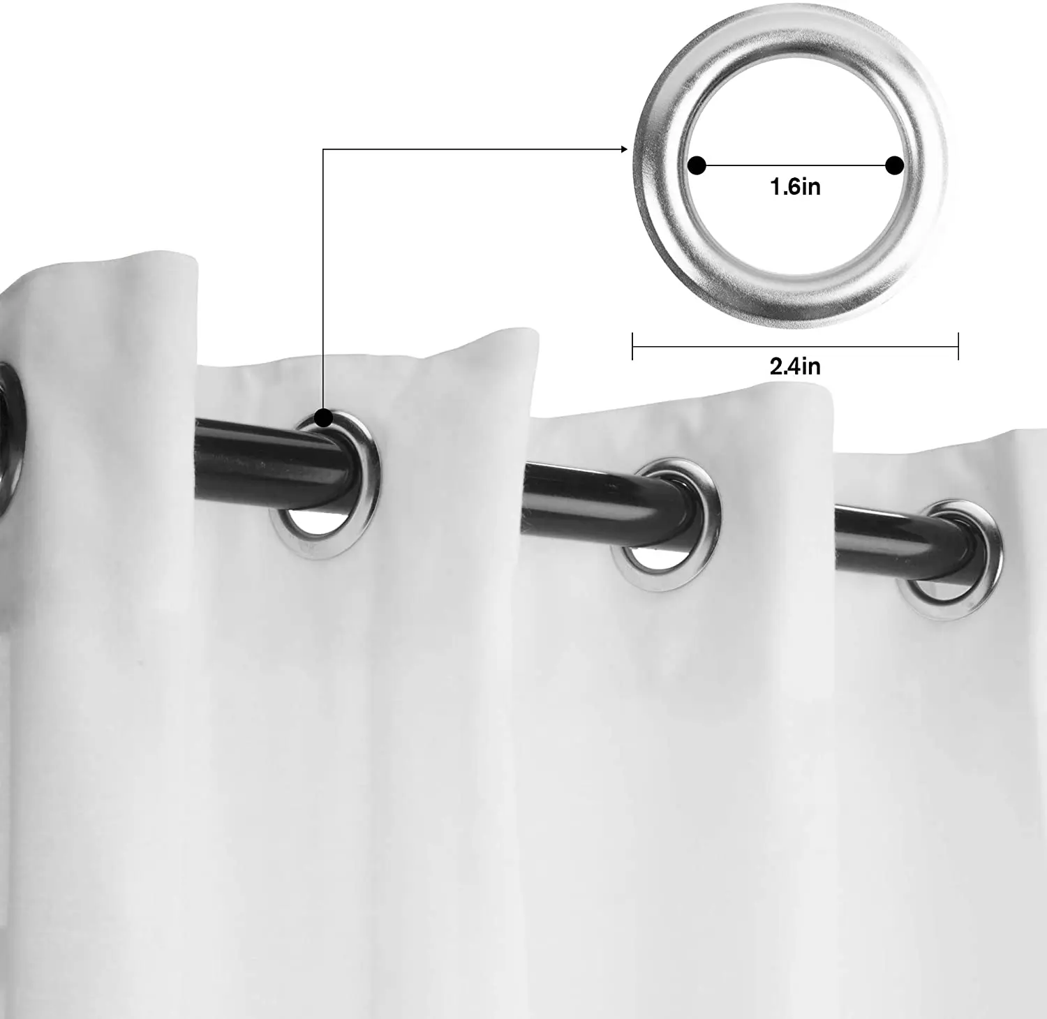 

Window Curtains Merry Christmas Cartoon Red Present Curtains Window Drapes for Bedroom Living Room