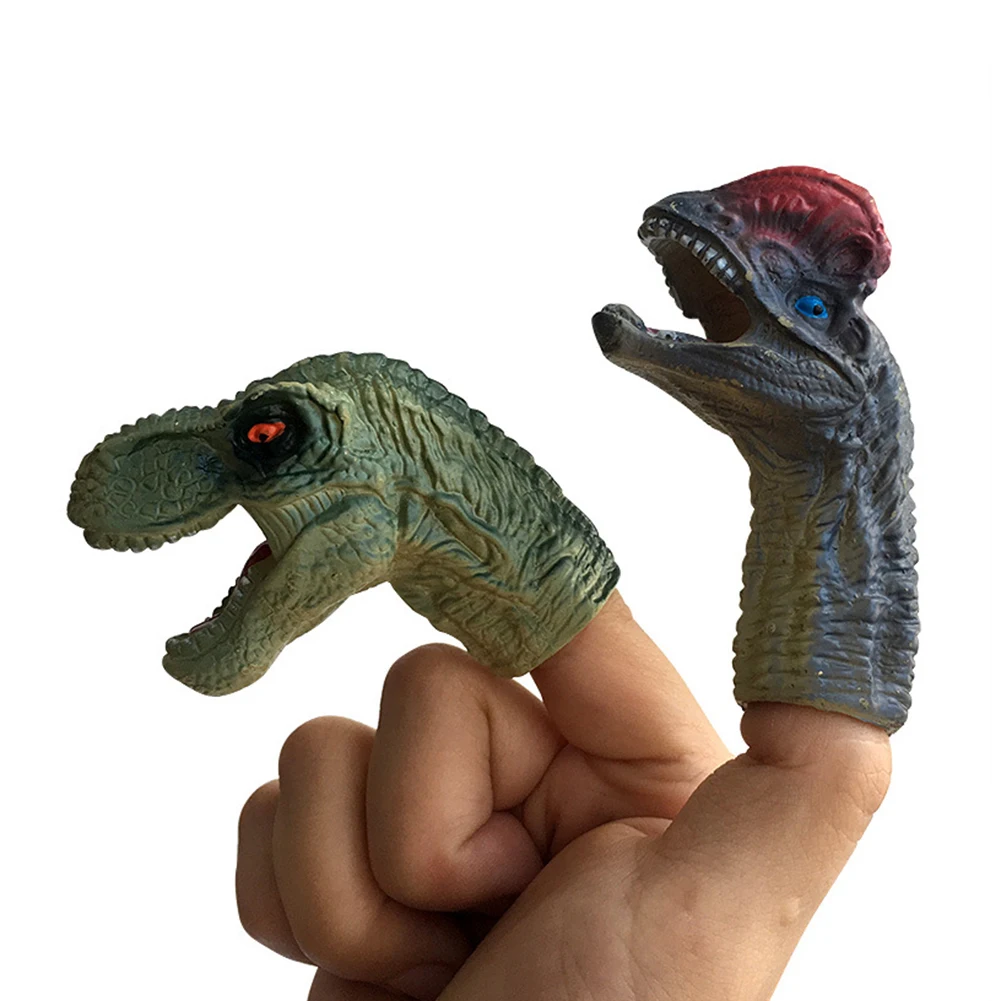 5 шт. Имитация Динозавра мини Пальчиковый рукав Куклы Детские интерактивные