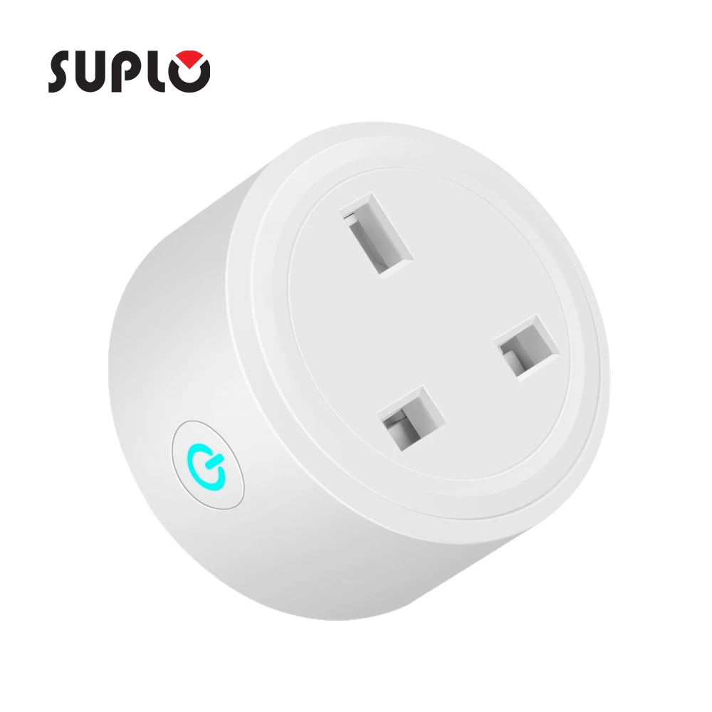 

SUPLO Smart Wifi Socket UK Plug Outlet Plug Adaptor For Amazon Alexa Echo Google Assistant Homekit Mini IFTT Wifi Smart Plug
