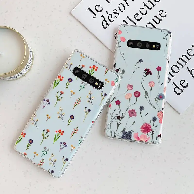 

Dried flowers beautiful art Phone Case Transparent For Samsung Galaxy A S Note 9 11 10 51 50 71 70 80 20 21 30s ultra plus
