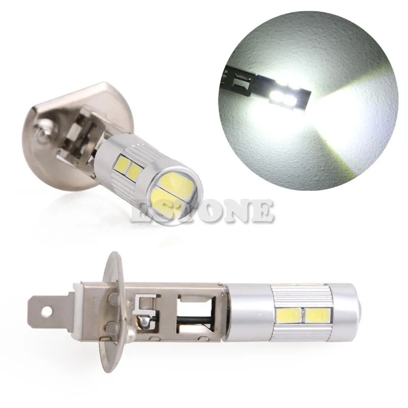 1 шт. 5630 SMD 10 LED H1 лампа для автомобиля тумана ампула фар 12 В постоянного