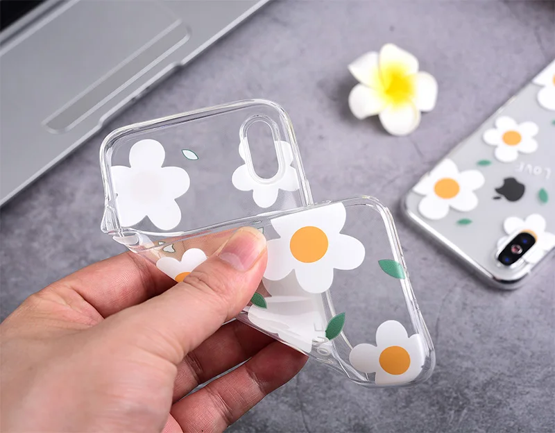 Роскошный мягкий чехол на заднюю панель прозрачный силиконовый для iPhone 7 8 6 6s plus X