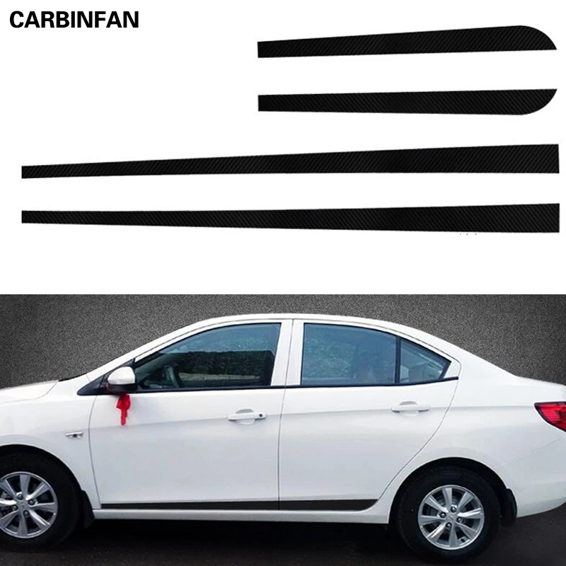 Автомобильный Стайлинг наклейка из углеродного волокна автомобильный боковой