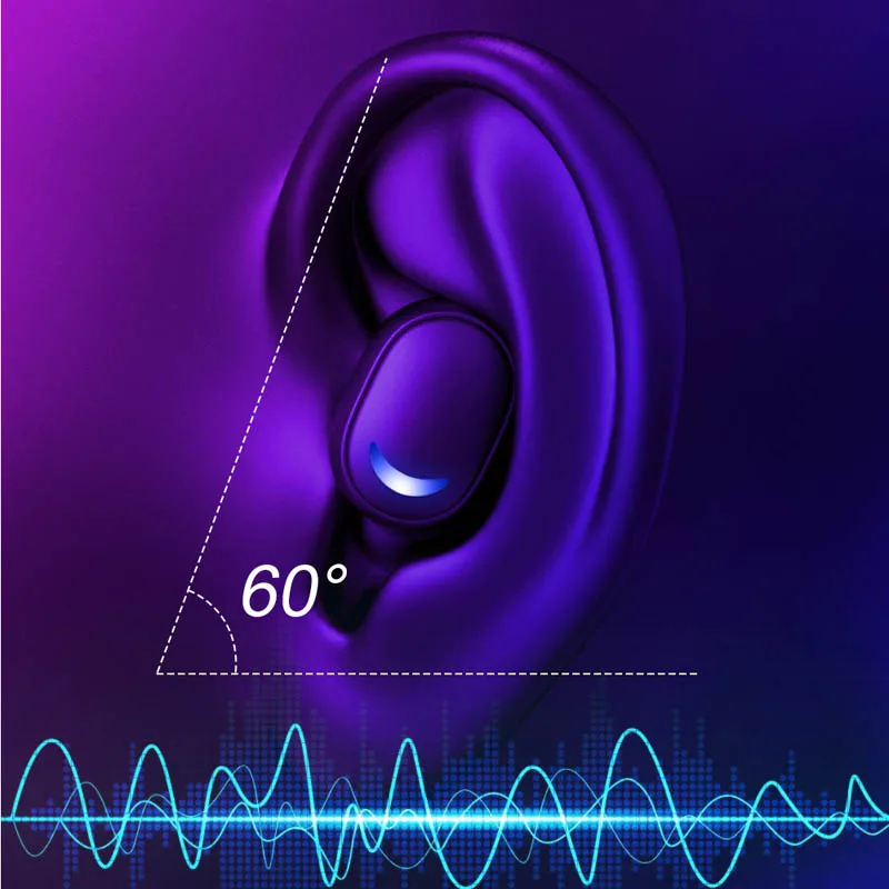 

Bluetooth Headphones Wireless Headset Gaming Earbuds IPX5 Waterproof Earphones 3 Color Lamp Power Bank Charging Case for Phones