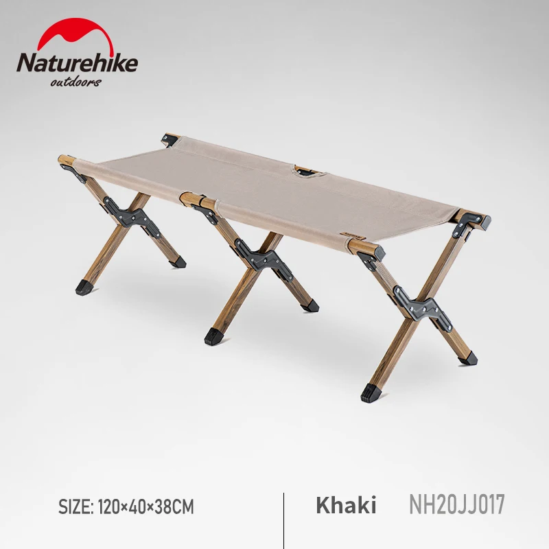 Satin Al Naturehike MW04 Taşınabilir Katlanır Tabure Uzatılmış çift Kişilik Tabure Seyahat Piknik Alüminyum Alaşımlı Sandalye Balıkçılık Katlanır Kamp