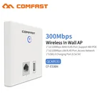 300 Мбитс в стене AP WiFi точка доступа Беспроводная розетка для отеля Wi-Fi проект RJ45 WANLAN порт + USB порт Поддержка порта AC управление