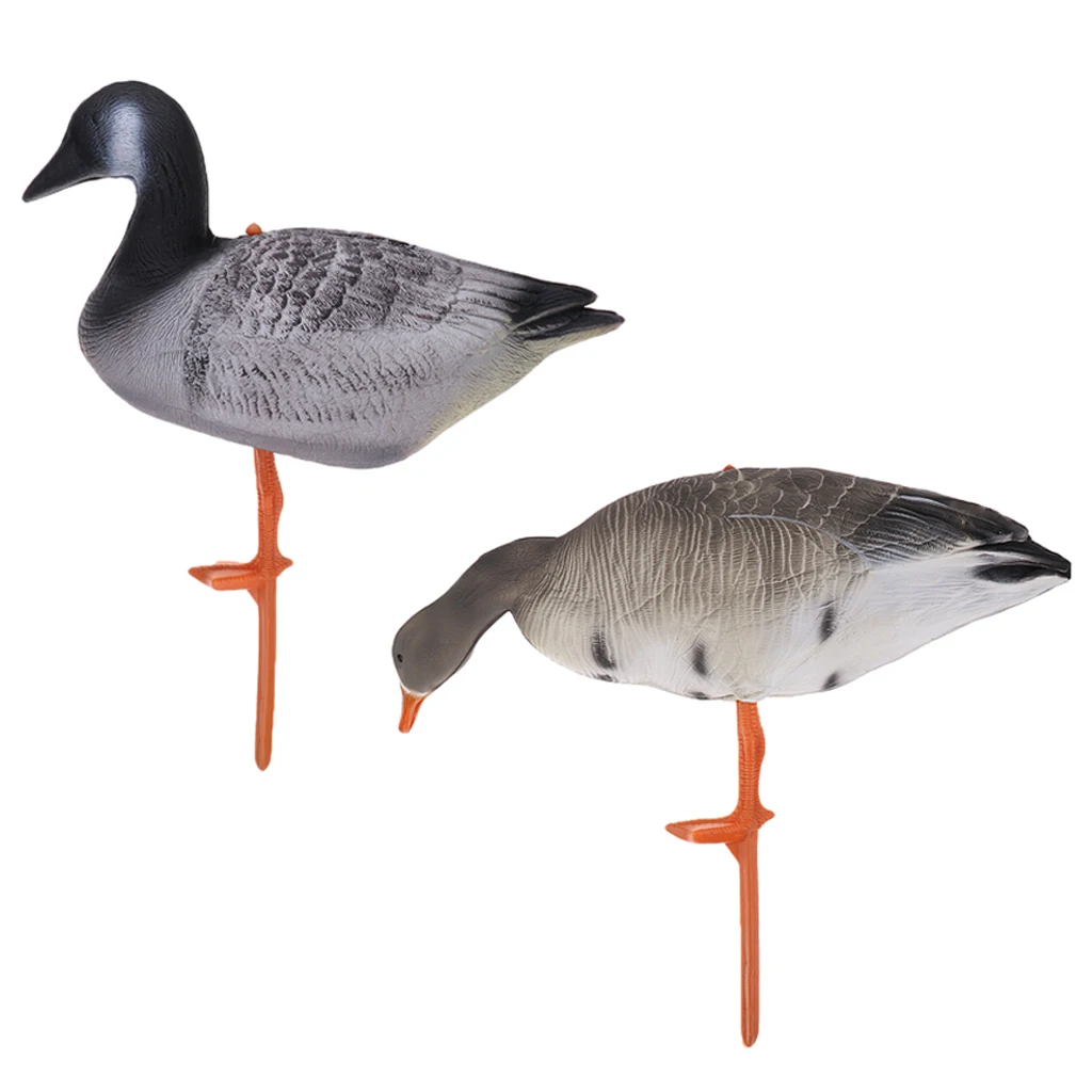 2 PCS Goose Decoy Decoying Hunting Shooting Bait Garden Decors Ornaments | Спорт и развлечения