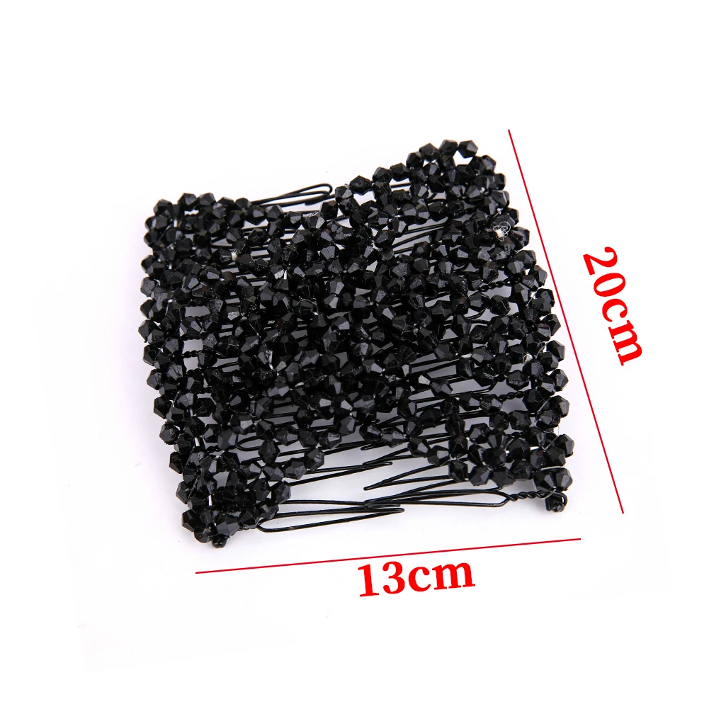 Гребень легко двойные зажимы Волшебные бусины эластичные скользящие заколки для