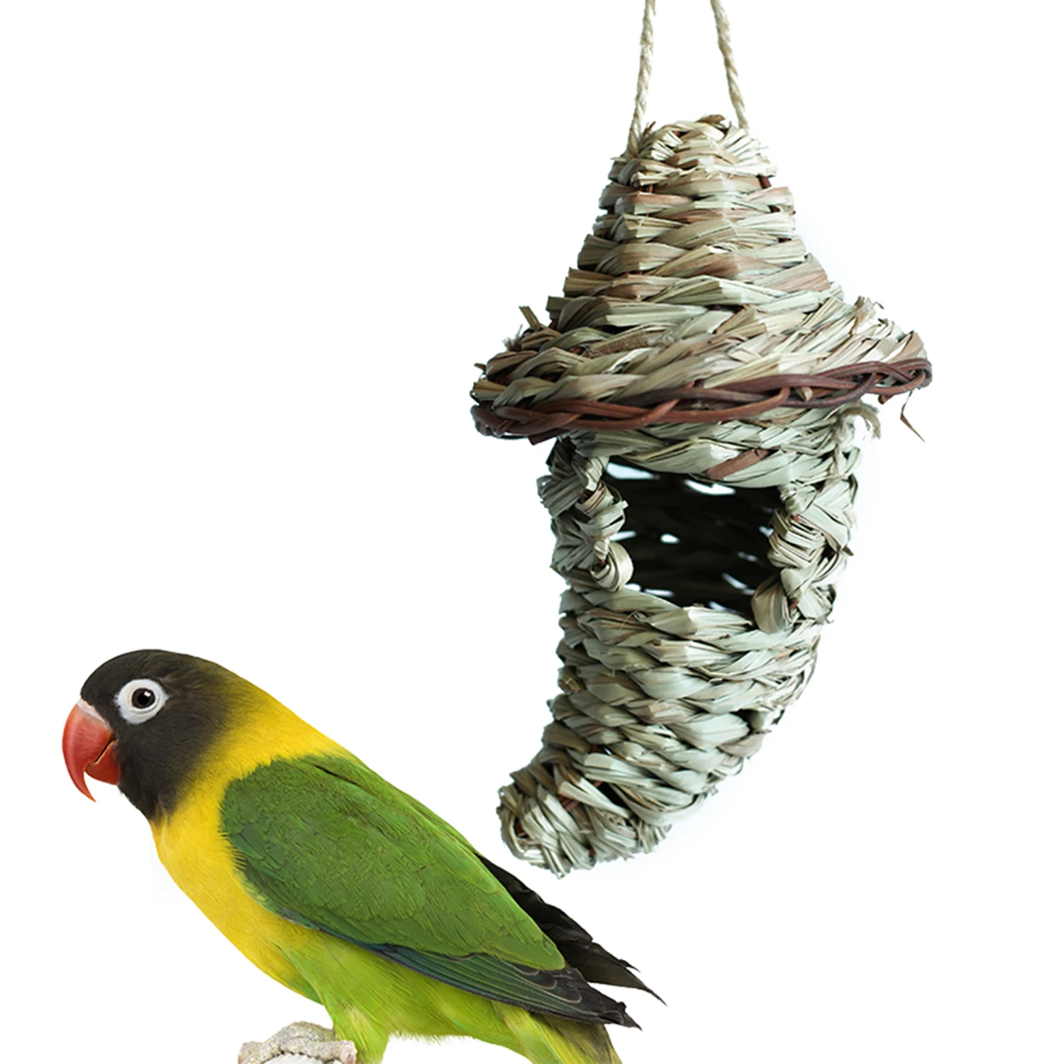 Новая трава Птичье гнездо для попугая хомяка маленькая клетка животных