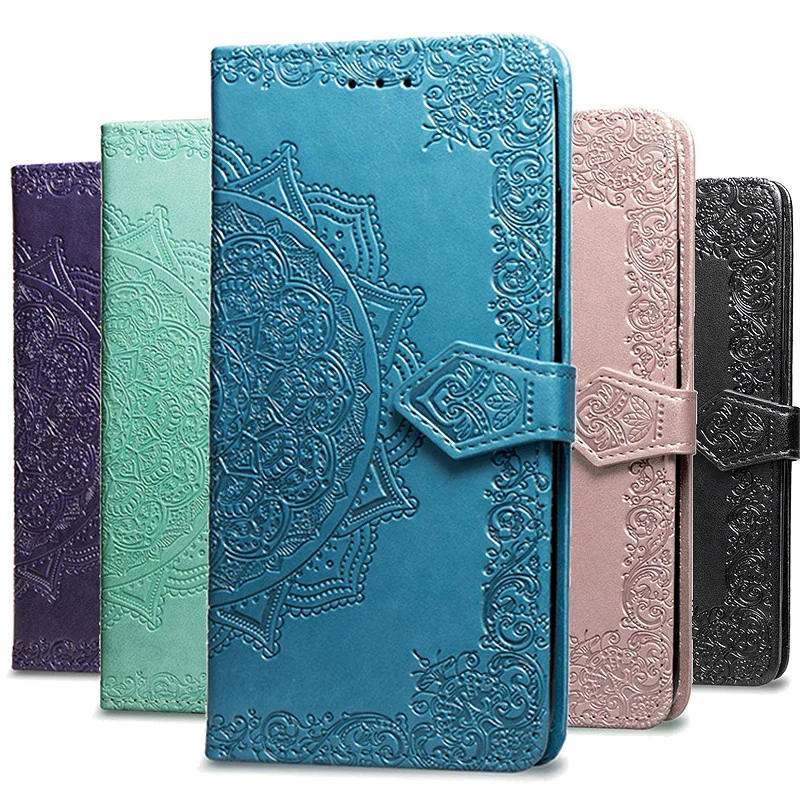 

Luxury embossed leather wallet flip phone case for iPhone 11 12 XS Pro Max X XR 6 6S 7 8 Plus back cover case bumper