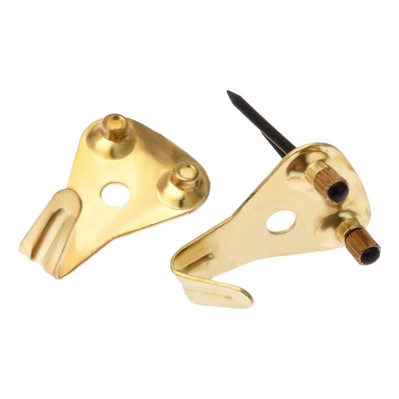 

Professional Photo Frame Wall Hanging Hook, Metal Frame Hanger Hook, 130 Pieces, with Wall Nails