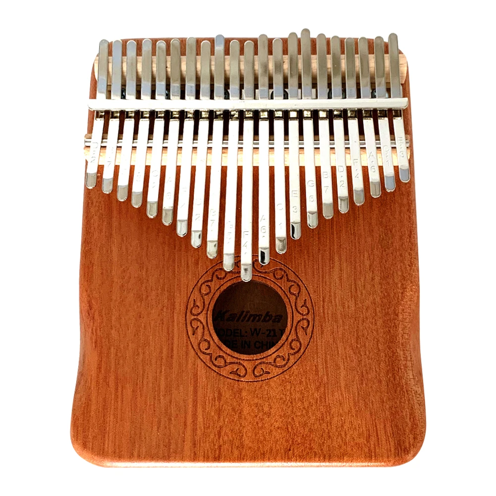 17/21 Keys Kalimba Thumb Piano Wooden Mbira Body Musical Instruments with Accessories Tuning Hammer Cleaning Cloth