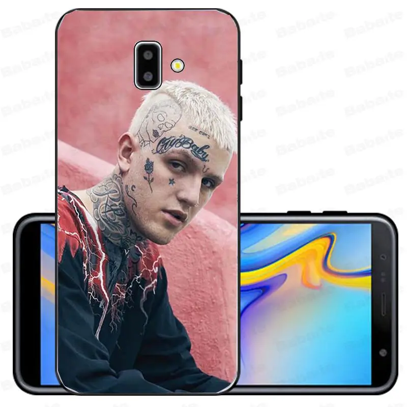 Lil Peep Bo черный ТПУ Мягкий силиконовый чехол для телефона samsung Galaxy j6 plus A6 A8 A9 A10 A30 A50