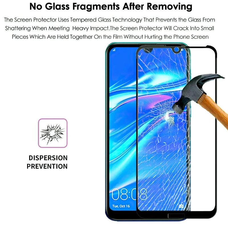 

9H Tempered Glass Screen Protector For Huawei Y7 2019 Screen Protector For Huawei Y7 2019 Protective Glass Film