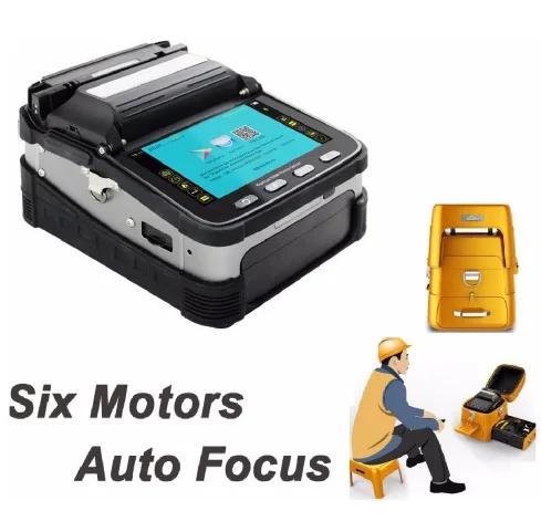

High Proformance AI-7C Fusion Splicer Automatic FTTH Fiber Optic Welding Splicing Machine Free Shipping