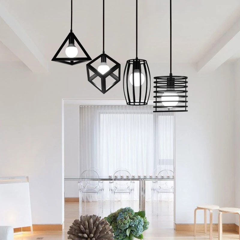 Светодиодный подвесной светильник для современной птичьей клетки промышленный