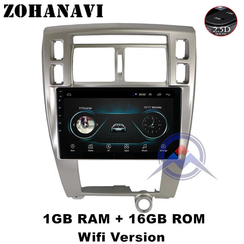 1G 16G AT ZOHANAVI 10,2 дюймов DSP 36 EQ Android 9,0 автомобильный DVD gps для hyundai Tucson 2006- Радио стерео Мультимедийный Плеер с картами - Цвет: 1G 16G AT