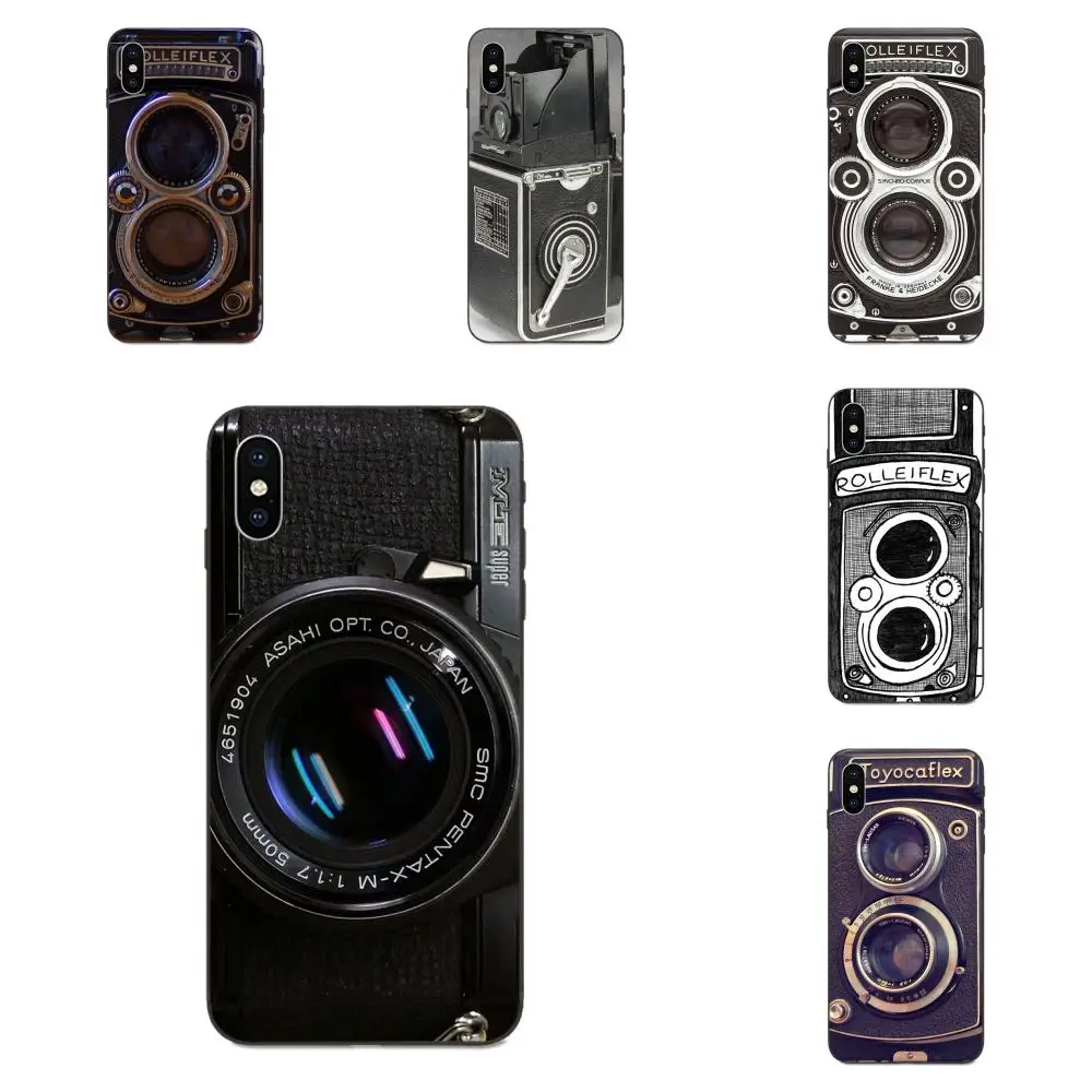 Rolleiflex Винтаж Ретро Камера для Galaxy C5 C7 J1 J2 J3 J330 J5 J6 J7 J730 M20 M30 Ace Core Max Мини плюс премьер
