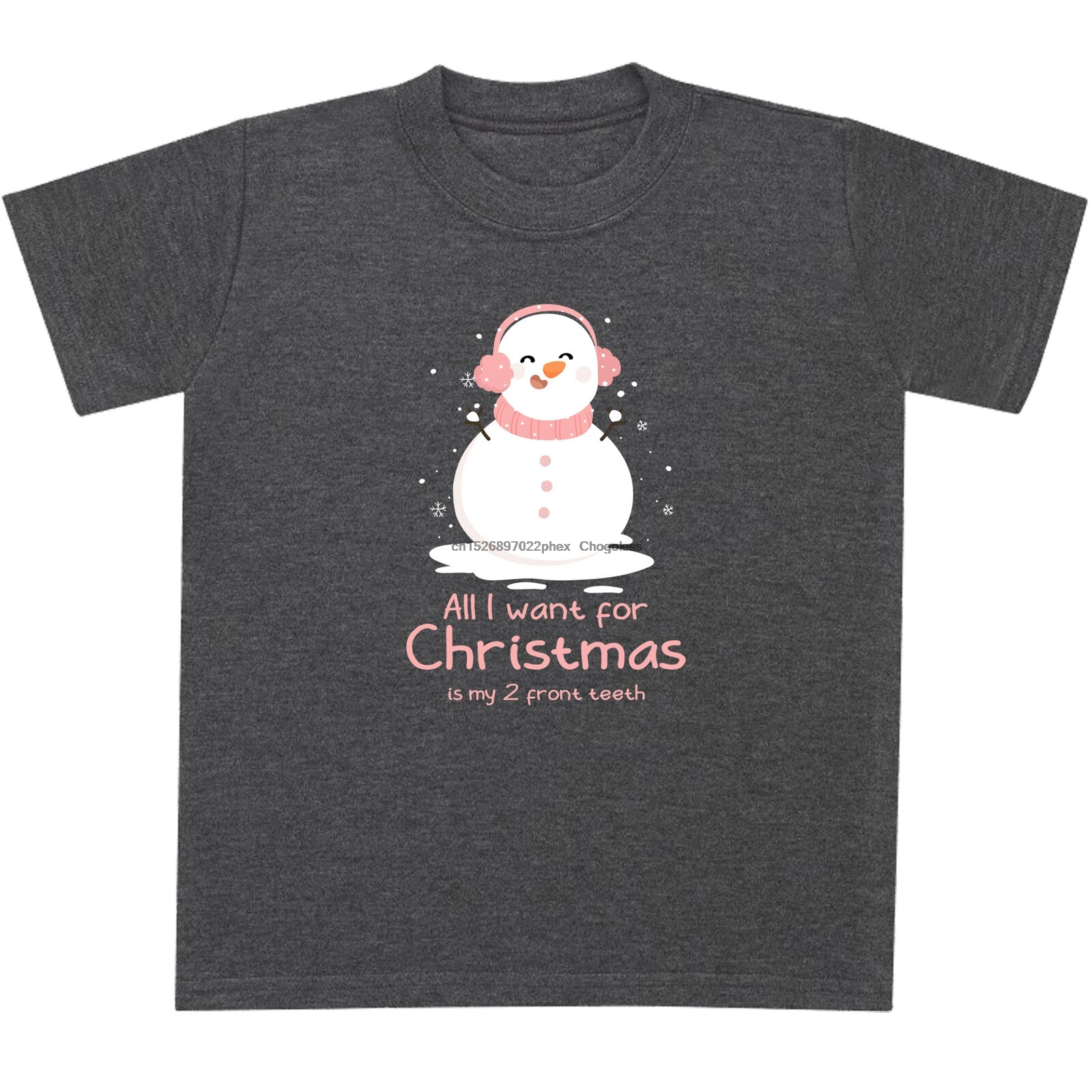 Девушки все что я хочу на Рождество двухзубчатая футболка со слоганом подарок