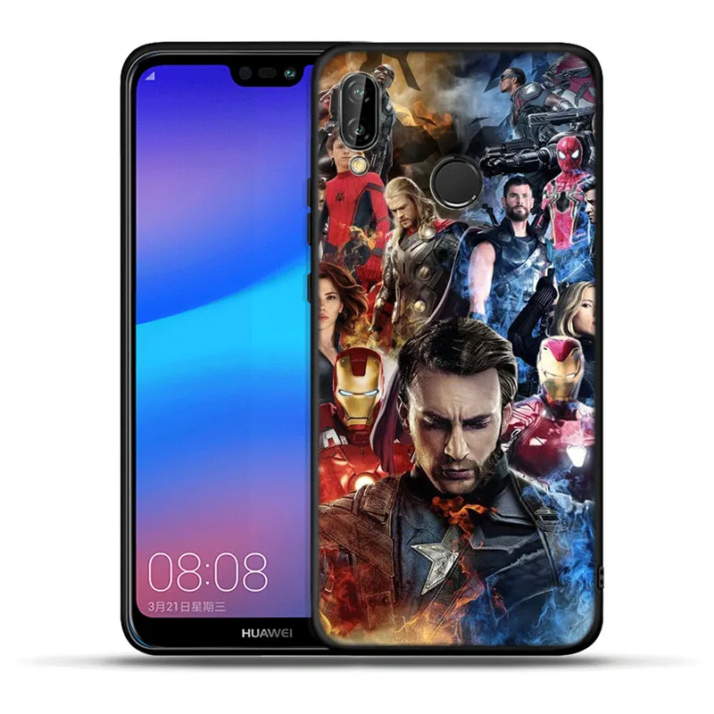 H1417 Герои Marvel Человек-паук Железный человек для huawei mate 20 10 P30 P20 P10 P9 P8 Lite Pro P Smart Мягкий силиконовый чехол Etui - Цвет: H1417