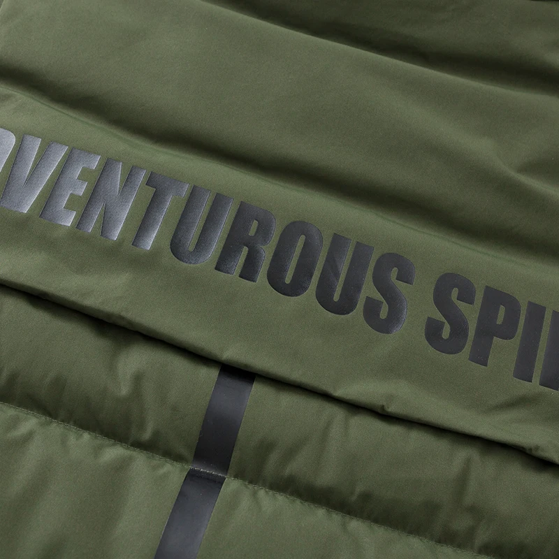 Детский длинный пуховик для мальчиков модная теплая зимняя куртка на утином пуху