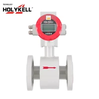 low cost electromagnetic flowmeterchina supplier 4 20ma output digital magnetic water flow meter price