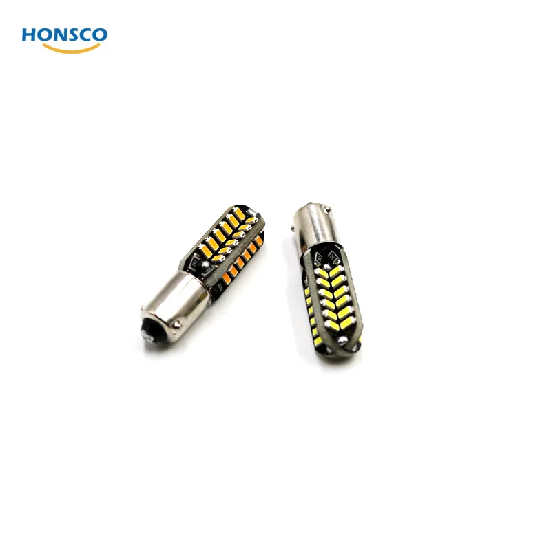 HONSCO 2 шт. BAX9S светодиодный автомобильный светильник теплый белый авто W5W