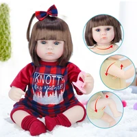 42cm bebes reborn full body silicone inteiro real baby dolls lifelike bonecas reborn bebe realista doll juguetes for girls gift