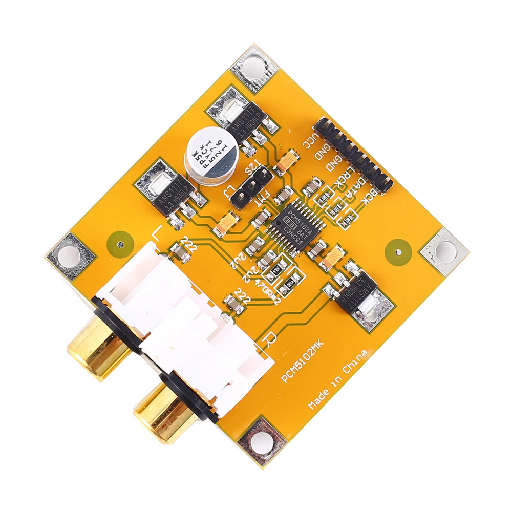 DC 5V PCM5102 DAC аудио декодер I2S воспроизведения голоса Модуль для Raspberry Pi красный