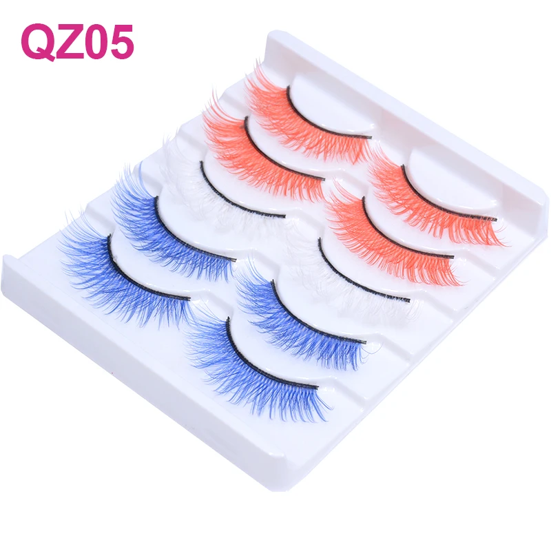 Набор ресниц OKAYLASH, 5 пар, распродажа, Цветные 3D норковые ресницы, красный, розовый, синий, смешанные цвета, набор ресниц, оптом, радужные ресни... (art.: 3920b4e5e324e) - 3920b4e5e324e