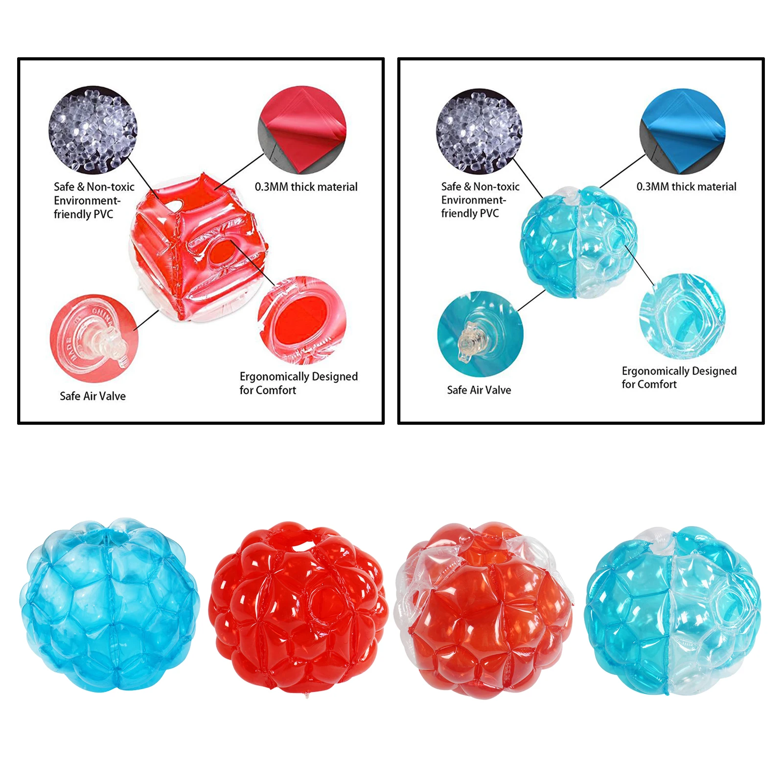 

Inflatable Bumper Ball Bubble Body ing Human Soccer Balls