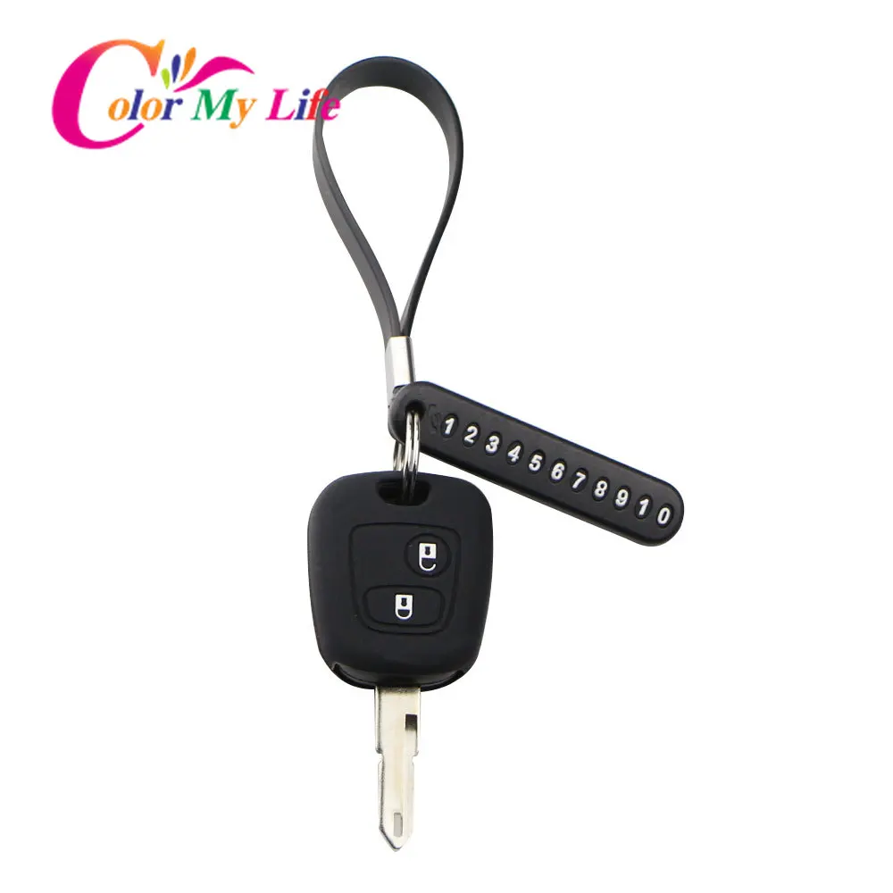 Силиконовый чехол для автомобильных ключей Peugeot 206 307 207 208 308 2008 408 Citroen C2 C3 C4