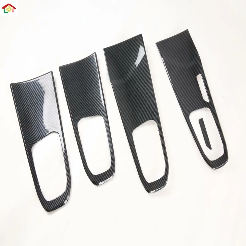 

Carbonfiber for Kia Sorento MQ4 2021 2022 LHD car interior door handle frame decorative panel covering modification decoration